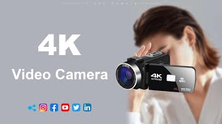 4K48MP Video Camera Camcorder Operation Guidance [upl. by Eremihc]