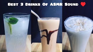 Top 3 January Collections of ASMR Sound ♥️😋asmryoutubedrinks [upl. by Aihseket352]