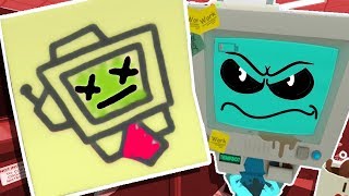 TEMP BOTS SECRET PLOT TO KILL JOB BOT PROOF Job Simulator VR Infinite Overtime HTC Vive Gameplay [upl. by Baiel]