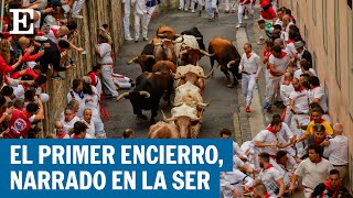 SAN FERMÍN 2023  Así ha sido el primer encierro de los Sanfermines  EL PAÍS [upl. by Eniotna852]