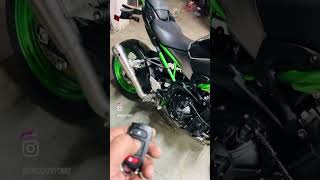 Valvetronic Exhaust Installed On Kawasaki Z900 brccustomssuperbike kawasaki kawasakiz900 [upl. by Yalhsa]