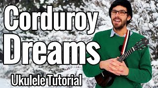 Rex Orange County  Corduroy Dreams  Ukulele Tutorial  Chords amp Play Along [upl. by Eiffub]