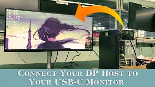 Connect Your Graphics Card DisplayPort to USBC monitor or USB C to DisplayPort Direction [upl. by Aiekam]