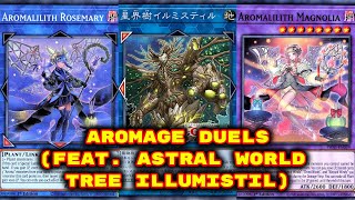 916  Yugioh  Aromage Duels Feat Astral World Tree Illumistil Deck Download in Description [upl. by Guarino257]