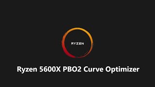 Ryzen 5 5600x Undervolting using PBO2 Curve Optimizer  Undervolting  PBO2  Ryzen 5000 [upl. by Boles892]