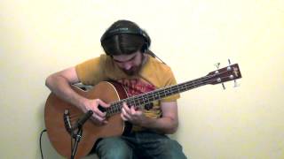 Air on a G String Bach  Solo Acoustic Bass Guitar [upl. by Barayon277]