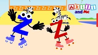 The Letter Z  Educational Phonics Song amp Backwards Alphabet  Akili and Me  African Edu Cartoons [upl. by Roleat]