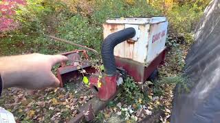 Can We Get The Old Giant Vac Leaf Blowers Started  2022 1st Leaf Clean Up [upl. by Atteval]