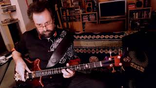 Lopsy Lu  Stanley Clarke tribute on Alembic bass [upl. by Ailin]