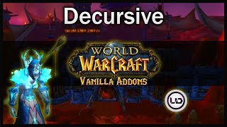 UD  Decursive addon vanilla wow [upl. by Aicella815]