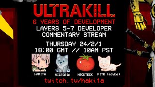 ULTRAKILL Act II Developer Commentary Stream Layers 57 [upl. by Carter]