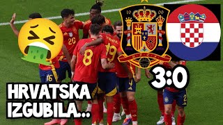 ⚽Hrvatska jako LosaSpanija unistila Hrvatsku Vatreni moraju bolje⚽hrvatska spain euro [upl. by Yusem]