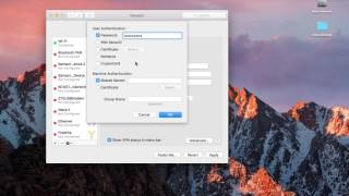 Mac OSX Sierra VPN setup [upl. by Afital903]