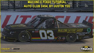 iRacing Maconi CFixed Trucks Auto Club Guide to Qualifying and Race 24S4 [upl. by Elimac]