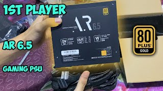 1st Player ARMOUR AR 650W 80 PLUS GOLD Power Supply UNBOXING [upl. by Shamrao467]