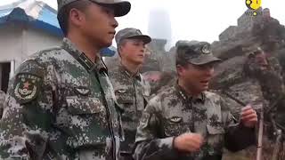 Watch Nirmala Sitharaman interact with chinese soldiers at Nathu La border post [upl. by Corabella]