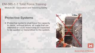 NAVFAC Safety Training Module 25 Excavation amp Trenching [upl. by Lagas488]