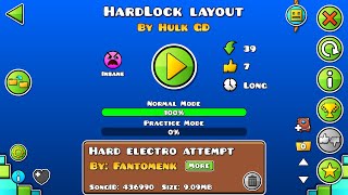 HardLock  Easy Demon Layout by ItzHulk verifier [upl. by Cardew]