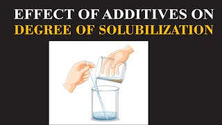 Effect of Additives on Degree of Solubilization  Chemistry Insights By Dr Usman  ChemClarity [upl. by Eelaras]