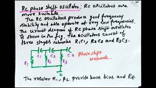 Power electronics RC phase shift oscillator [upl. by Gustafson948]