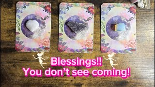 💜🌟💫BLESSINGS you don’t see coming  Pick a card Reading 💜🌟💫 [upl. by Amahs]