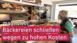 Immer mehr Bäckereien müssen schließen  maintower [upl. by Anaynek]