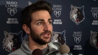 Ricky Rubio on staying with Timberwolves [upl. by Berni960]