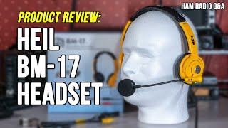 Best Ham Radio Headset Heil BM17 Dual Side Boomset Review HamradioQA [upl. by Gretna]