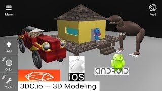 3DCio House 3d Modelling Tutorial AndroidIos [upl. by Aettam414]