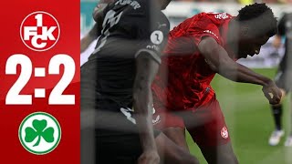 Kaiserslautern  Fürth  22  HÖHEPUNKTE  2 Bundesliga 20242025 [upl. by Lihas]