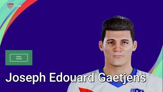 Joseph Edouard Gaetjens  PES Clasico Face Bodyamp Stats [upl. by Anelim]