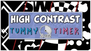 High Contrast – A Mesmerizing Journey  20Minute Tummy Timer for Infant Stimulation amp Development [upl. by Akeem585]