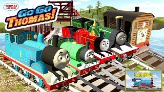 Thomas vs Best Friends Race Challenge  Thomas amp Friends Go Go Thomas [upl. by Seka]