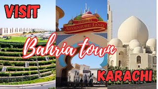 Bahria town ki sair  bahria town karachi  visit bahria town [upl. by Peednama163]