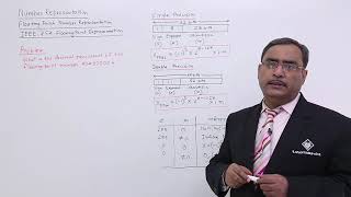 Floating Point Number Representation in IEEE 754 Format [upl. by Yauqram214]