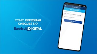 Tutorial Como fazer depósito de cheques no Banrisul Digital [upl. by Lolande]