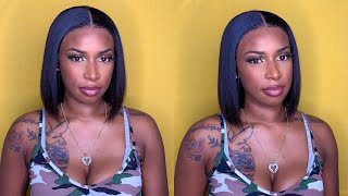 Affordable Bob Lace Frontal Wig  8 inch Human Hair Wig  Afsister [upl. by Ettenrahs]