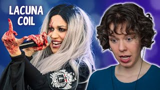 Incredible performance First time Reaction and Vocal Analysis to Lacuna Coil  Blood Tears Dust [upl. by Marwin]