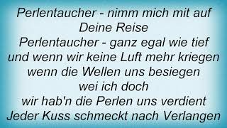 Rosenstolz  Perlentaucher Lyrics [upl. by Odlopoel]