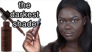 DERMABLEND FLAWLESS CREATOR LIQUID PIGMENT  Nyma Tang thedarkestshade [upl. by Sheley896]