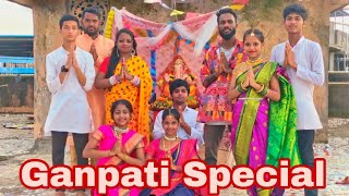 GANPATI SPECIAL DANCE VIDEO 2024  MORYA MORYA MORYA RE [upl. by Leila]