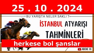 25 ekim 2024 cuma İstanbul At Yarışı Tahminleri At Yarışı Yorumlaryoutubetjkcanlı bahiscanlıTV [upl. by Anauqed]