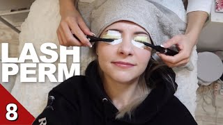 I Got a Japanese Eyelash Perm 😲 Japanese Salon Experience [upl. by Lectra]