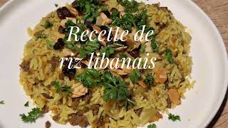 Riz libanais à la viande hâchée simple [upl. by Marj336]