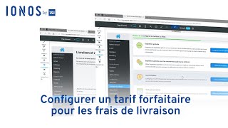 Configurer un tarif forfaitaire pour les frais de livraison Tutoriel MyWebsite eCommerce [upl. by Powe951]