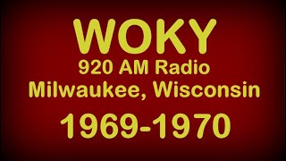 Aircheck of WOKY 920 AM Radio in Milwaukee Wisconsin 196970 [upl. by Wootan]