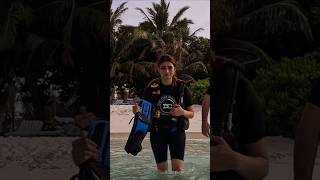 Palak Tiwari Enjoys SCUBA DIVING In Maldives 😍  shorts vacation scubadiving trending [upl. by Leonelle]