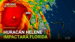 Helene podría tocar tierra e Florida como un potente huracán categoría 4 [upl. by Wilde]