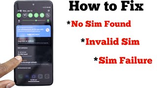 How to Fix No SIM Found Invalid SIM Or SIM Card Failure Error on Android [upl. by Miksen]