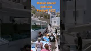 Matala Street painting Festival 2022 [upl. by Abijah]